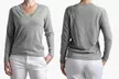 Pulls femme 100% cachemire de la marque Inam, col V ou col rond au choix - Second Medium