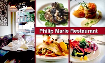 $20 for $40 Worth of New American Cuisine at Philip Marie Restaurant - Primary Image