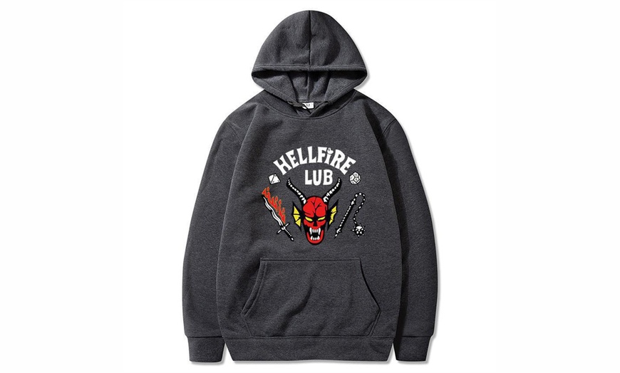 Image 7: Stranger Things Hellfire Club Hoodie