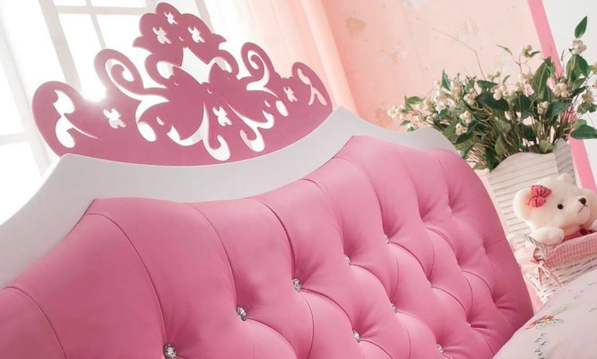 Image 2: Pink Princess Double Bed 