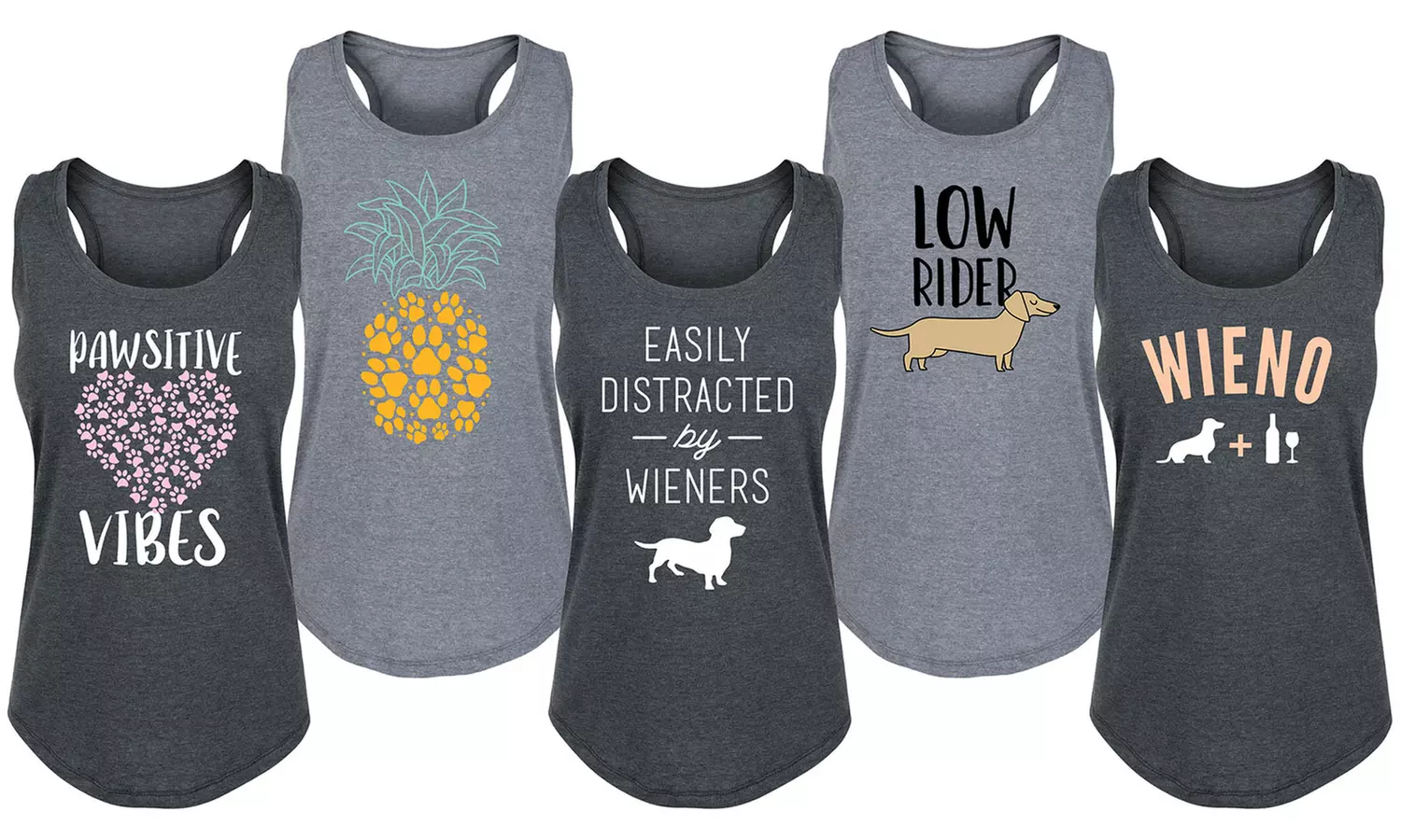Instant Message: Women's Dachshund & Wiener Dog Tanks. Plus Sizes Available. - Primary Image