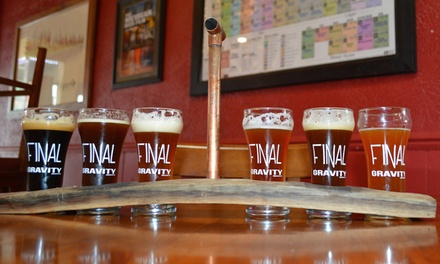 Beer Flights for One (Six 4 oz Brews) - Final Gravity Brewing Company