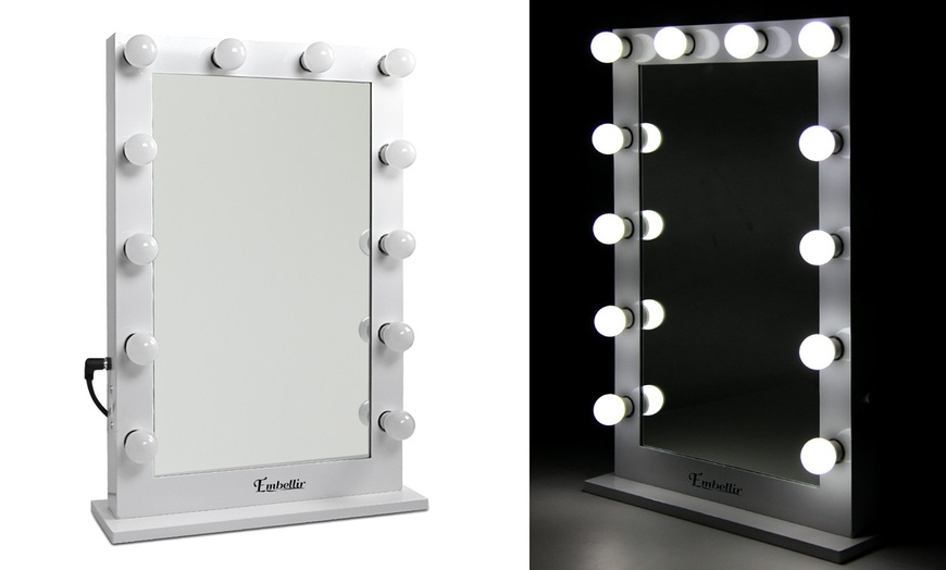 Image 2: Make-Up Mirror with LED lights