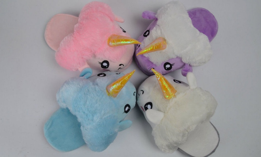 Image 11: Unicorn Slippers