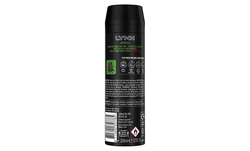 Image 6: Six-Pack of Lynx 150ml or 200ml Deodorant Body Sprays