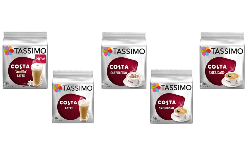 Image 1: Tassimo Costa Variety Coffee Packs