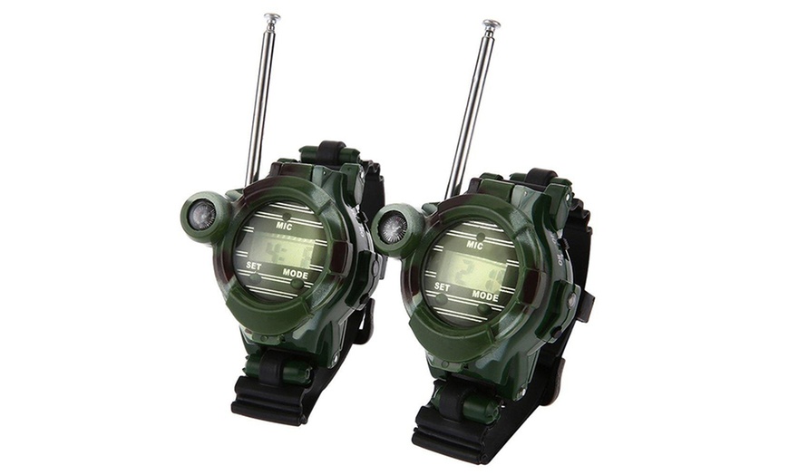 Image 3: Walkie-Talkie Watches: Two-Pack