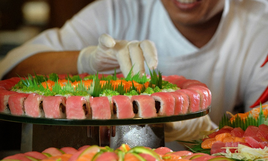 Image 3: Sushi and Sashimi at  Cafe Sushi at 4* Two Seasons Hotel