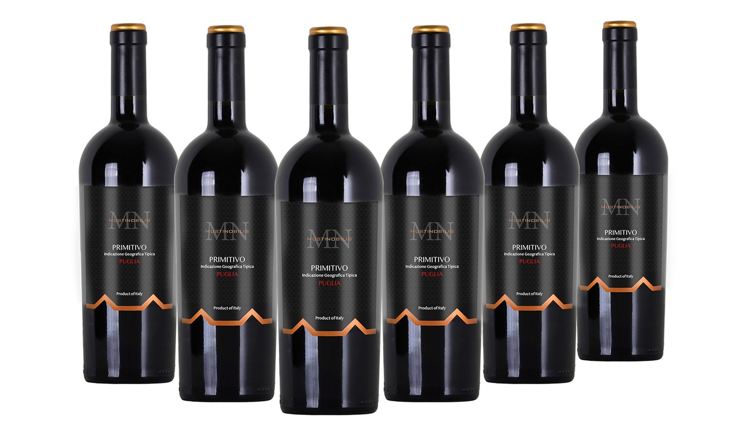 6 o 12 bottiglie di Primitivo igt musti nobilis Leggermente speziato e fruttato