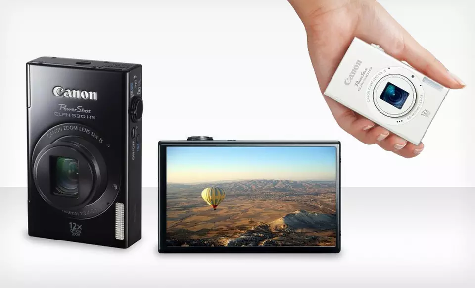 Canon PowerShot ELPH 530 HS Wi-Fi Camera Bundle (Up to 62% Off). Multiple Options Available. Free Shipping and Returns. - Primary Image