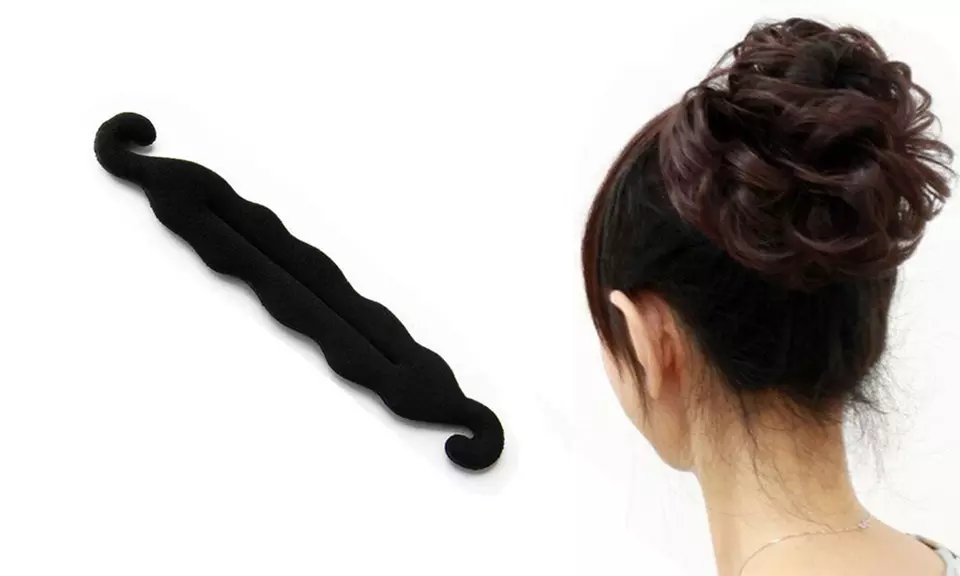 4er-Set Schwamm-Haarknotenhalter - Primary Image