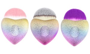 Rainbow Heart Makeup Brushes