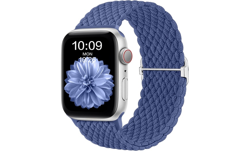 Image 3: Bracelet tressé compatible Apple Watch