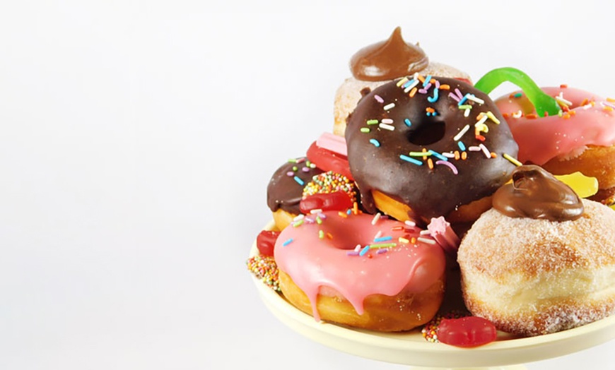 Image 1: Box of Six Doughnuts