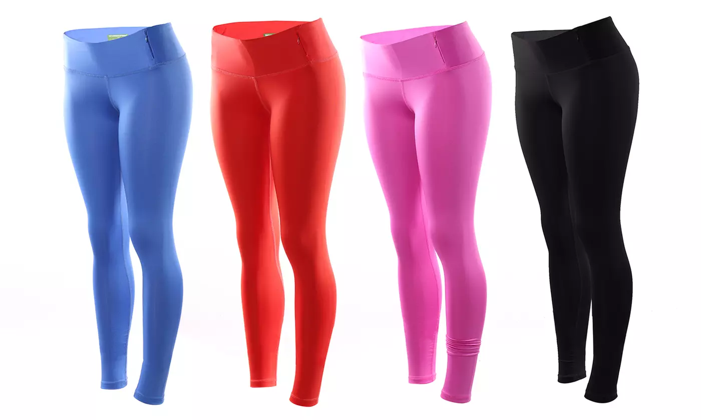BodyBreeze Women's Mid-Rise Workout Leggings - Primary Image