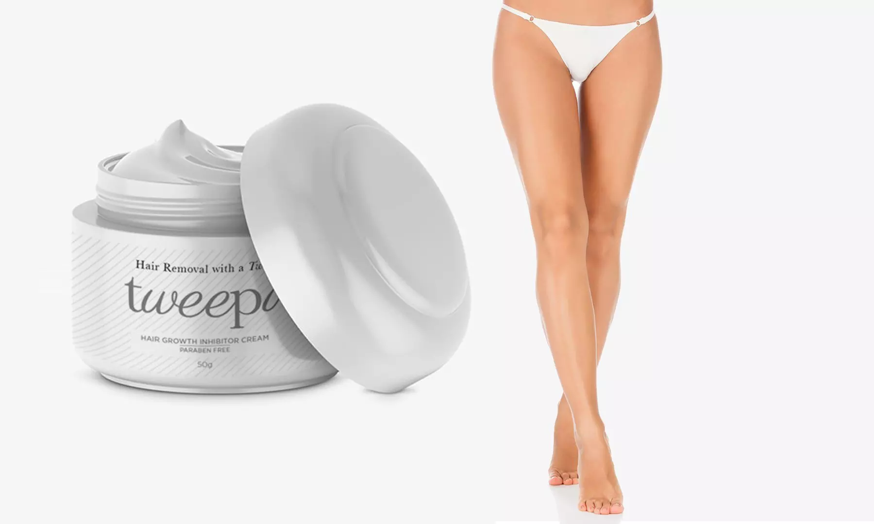 Inhibiteur de poils Tweepi : crème anti-repousse aux oeufs de fourmis 50g - Image 5