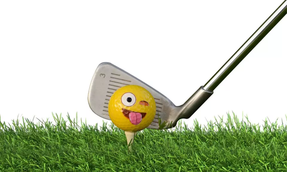 Trend Matters Emoji Golf Balls (12-Pack) - Primary Image