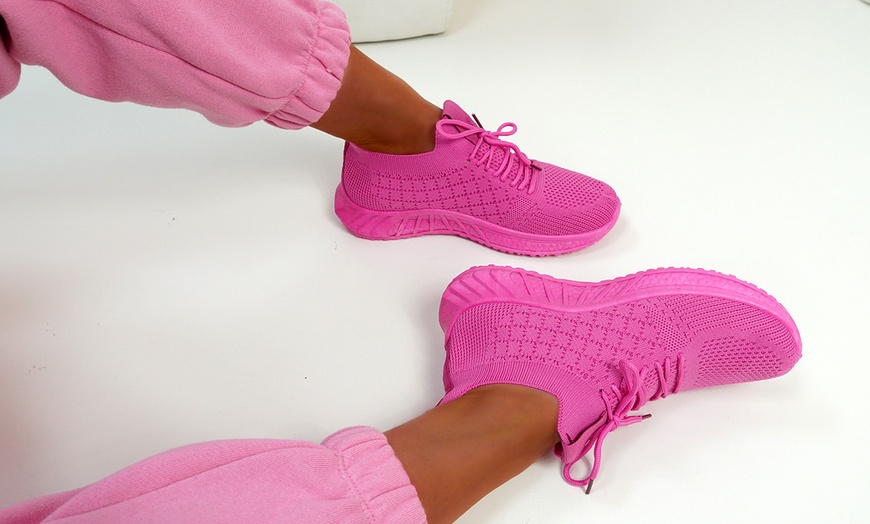 Image 12: Women's Knit Trainers