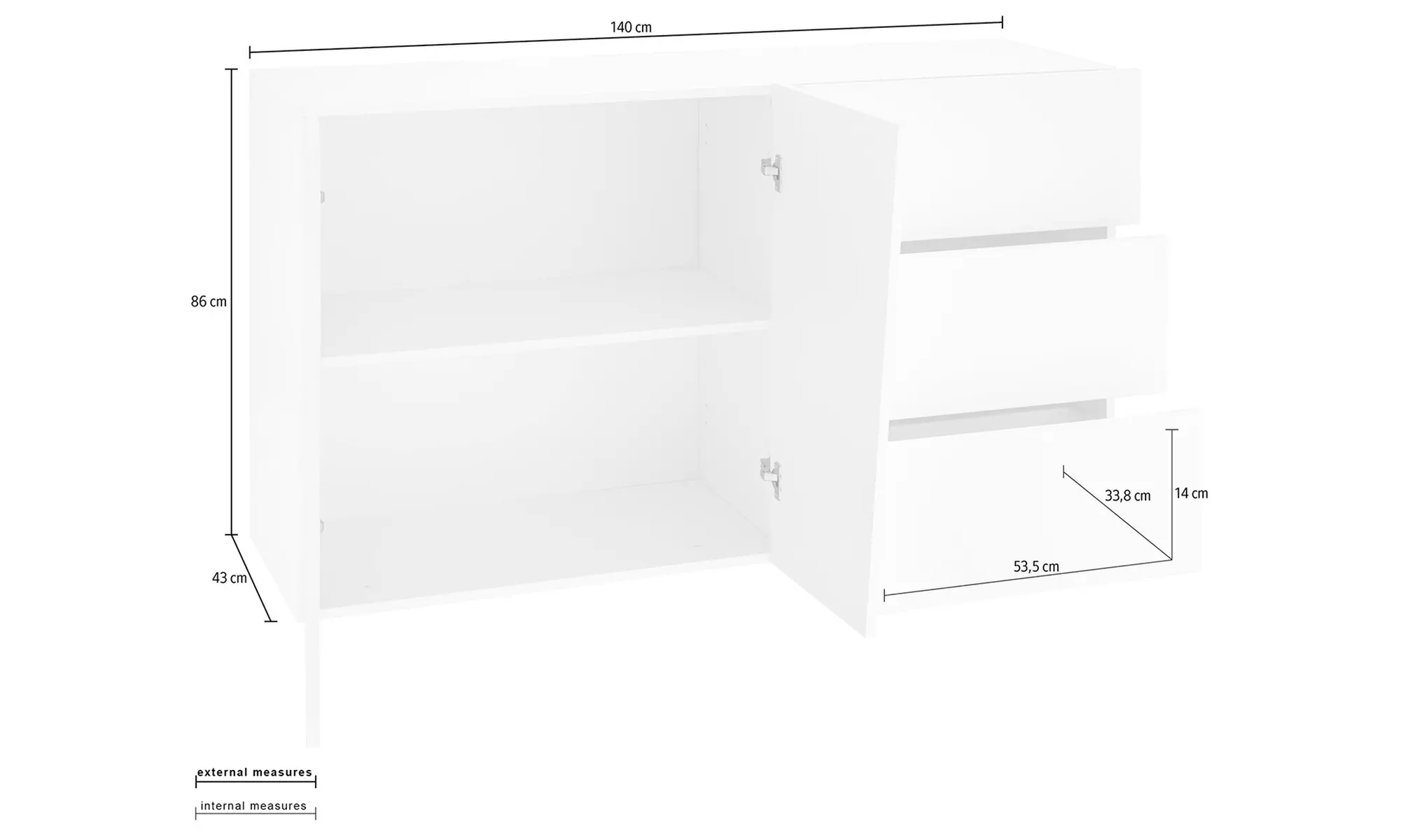Credenza dal design moderno