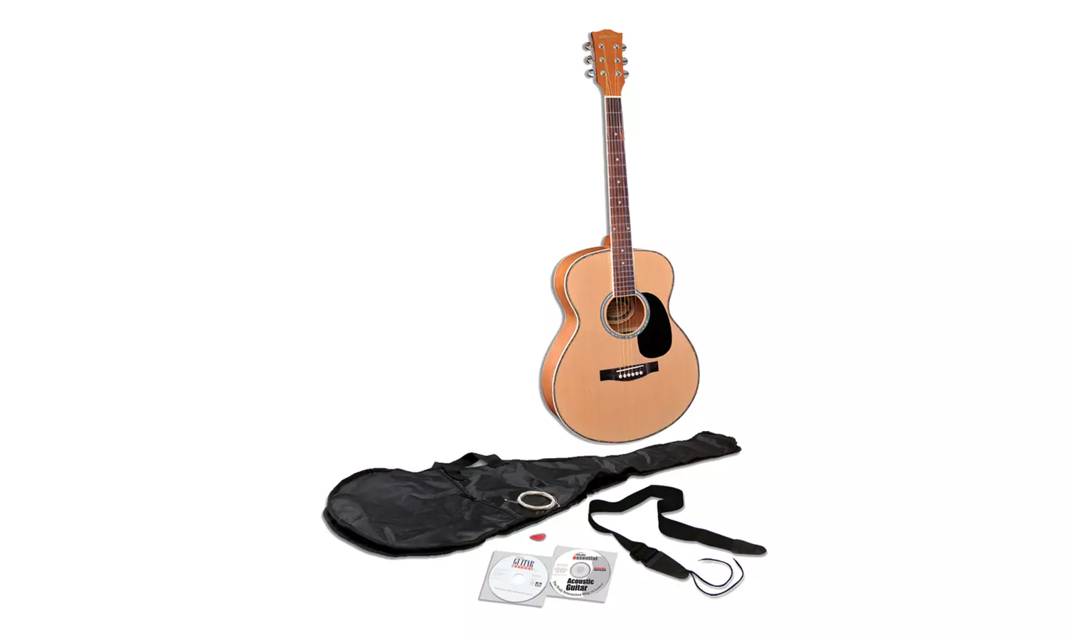 eMedia Teach Yourself Acoustic Guitar Pack with Interactive Lessons (6-Piece) - Primary Image