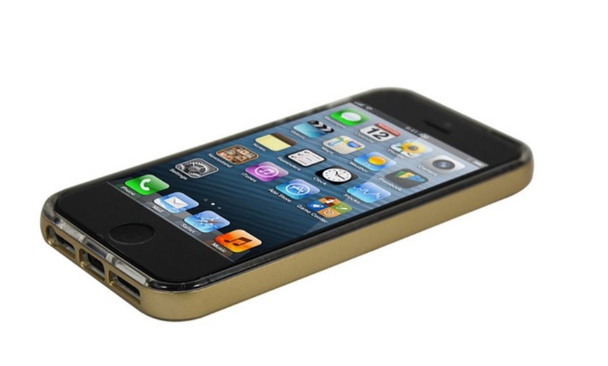 Image 5: Metal-Effect Case for iPhone