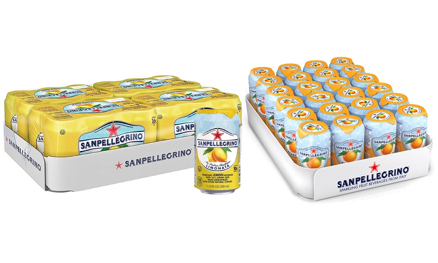 Image 1: San Pellegrino 330ml Cans