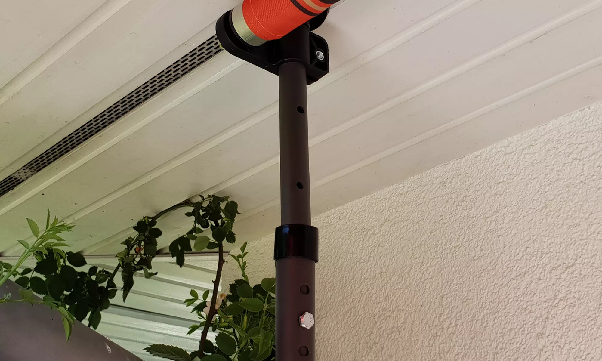 Swing & Harmonie LED-Klemmmarkise mit LED-Beleuchtung und Solarmodul