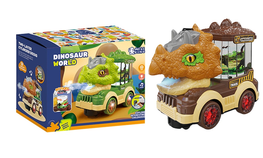 Image 4: Interactive Dinosaur Car Toy