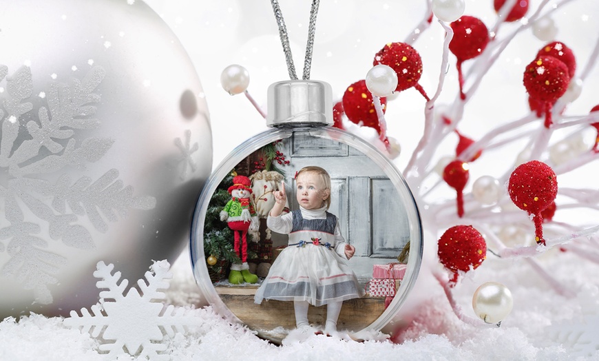 Image 5: Personalised Christmas Bauble at Printerpix