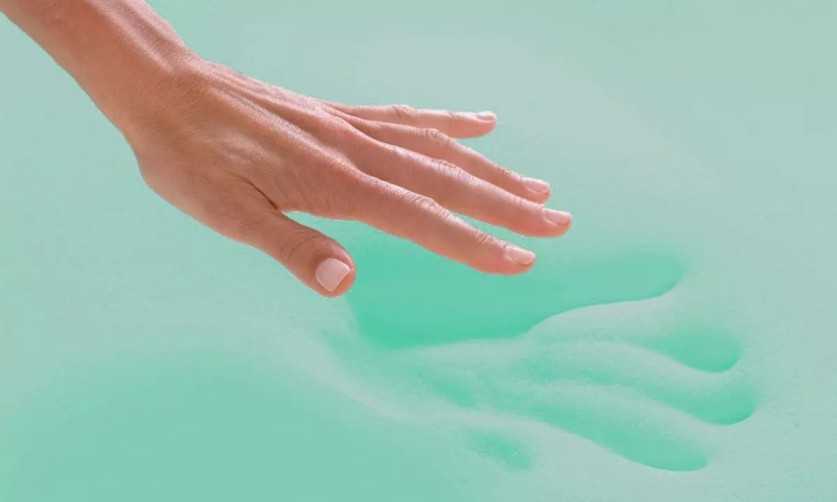 Materasso in memory gel a 13 zone