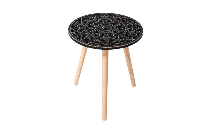 Image 4: Round Mandala Table