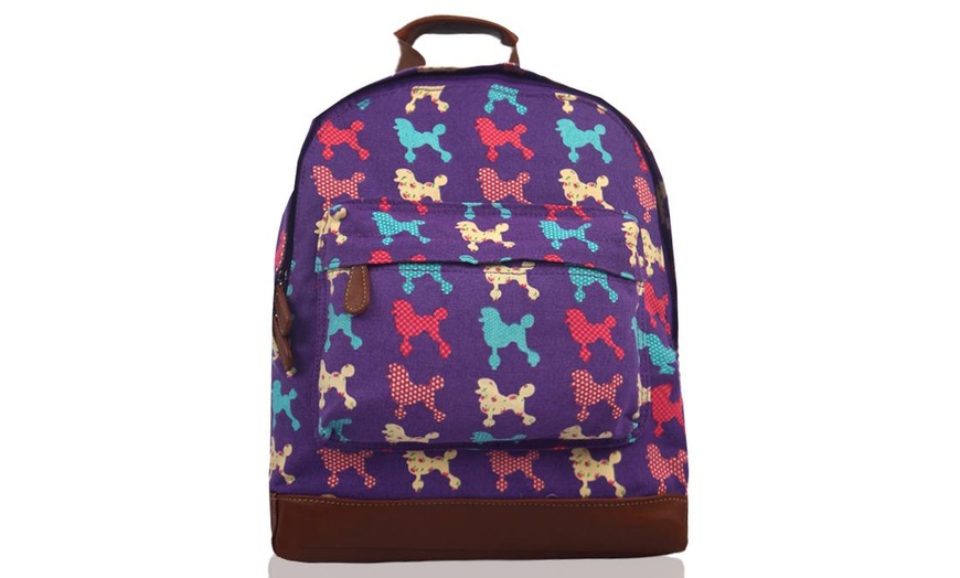 Image 20: Retro Canvas Backpack