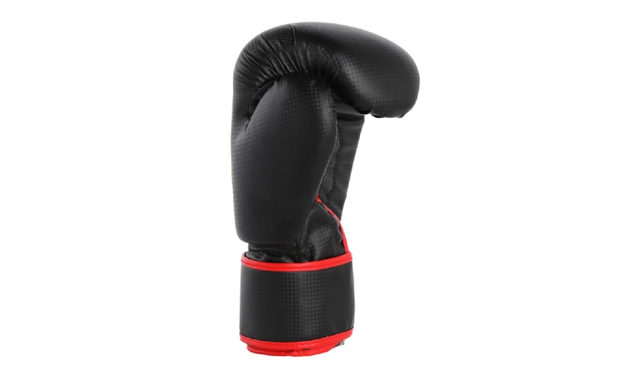 Image 8: PVC Compressed Sponge Combat Training Boxing Gloves