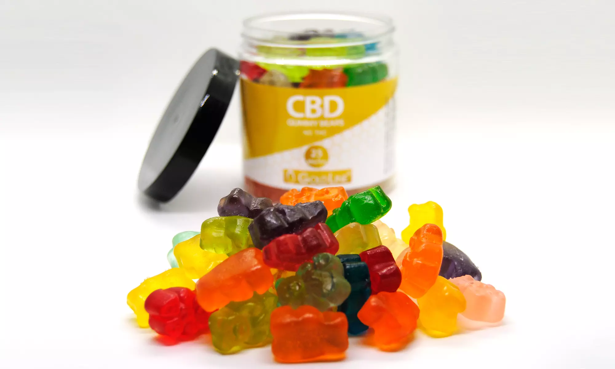 Goldline CBD Gummy Bears from Vape Gods (750mg, 1500mg, or 2500mg) - Primary Image