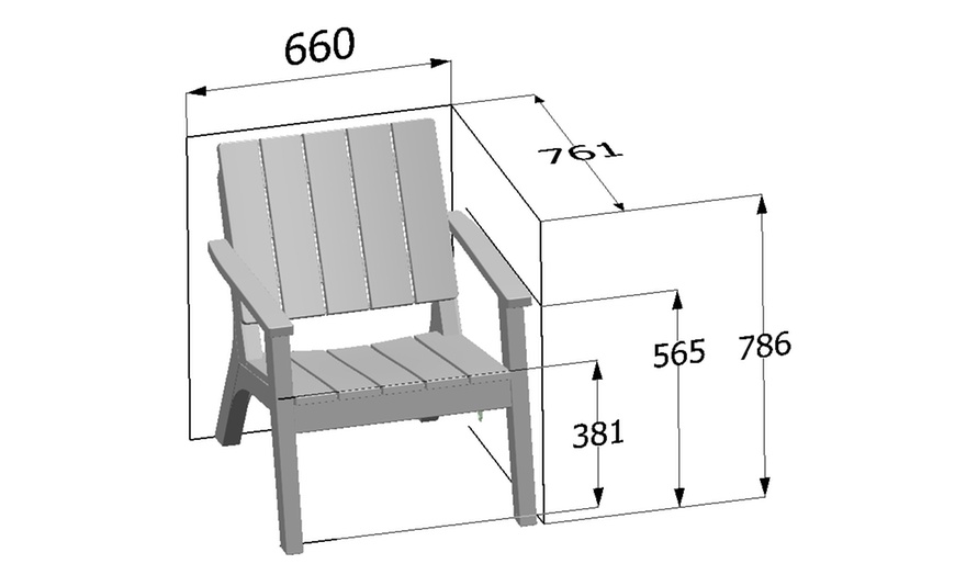 Image 8: Polly Furniture Set / Polly Outdoor Furniture Set