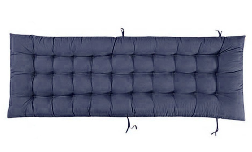 Image 9: Sun Lounger Cushion for Garden and Patio