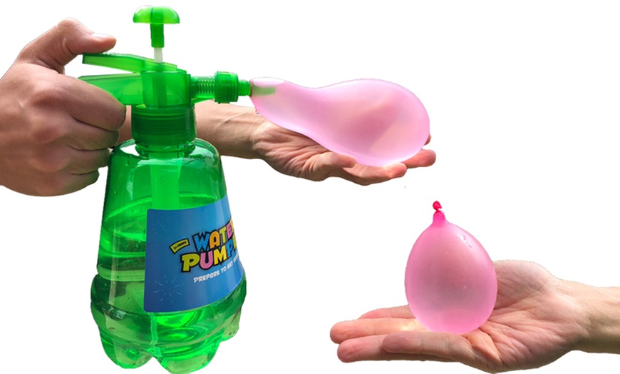 Image 2: Water Balloon Pump Set