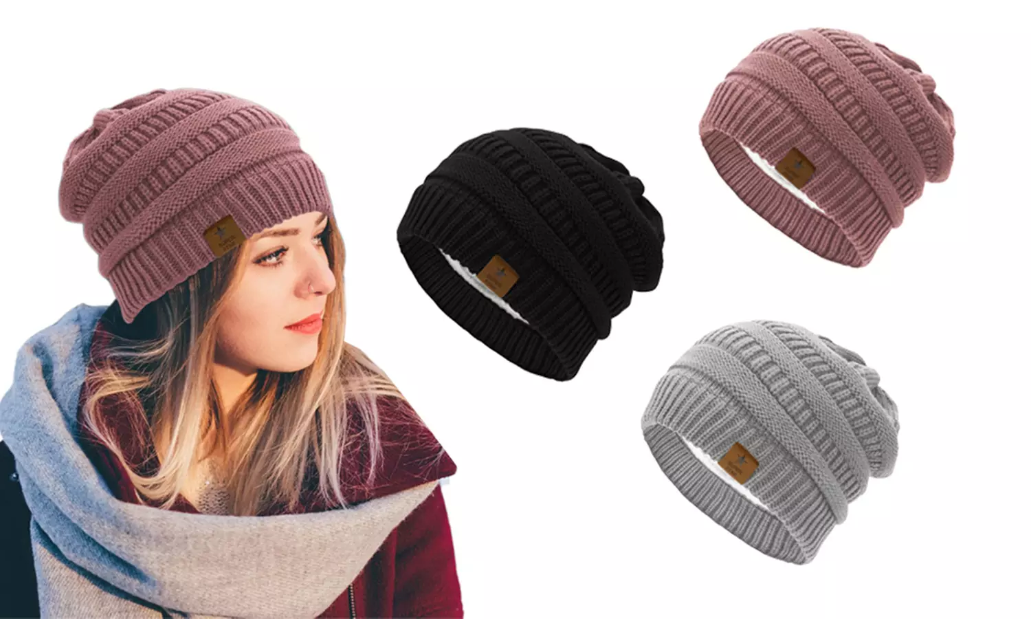 1x oder 2x Unisex Beanie-Mütze