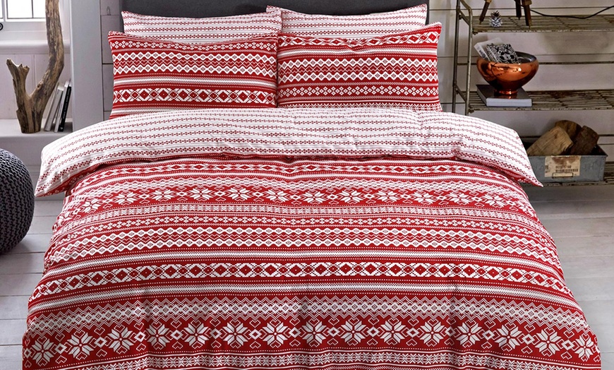 Image 7: Brushed Cotton Duvet Set