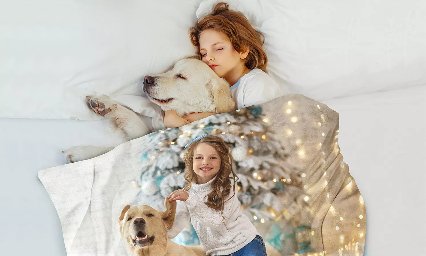 Personalised Fleece Dog Blanket from Printerpix