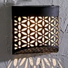 Image 12: Moroccan Solar Wall Lights - 4 Pack, Warm White LED