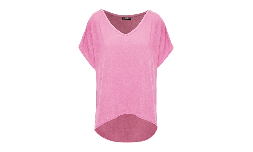 Image 8: Plain Baggy T-Shirt