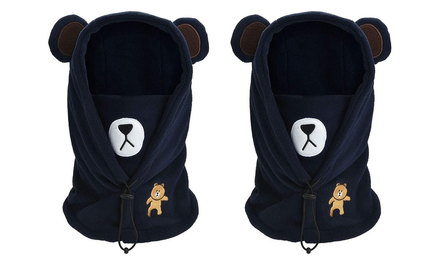 Image 6: Kids' Hooded Bear Snood