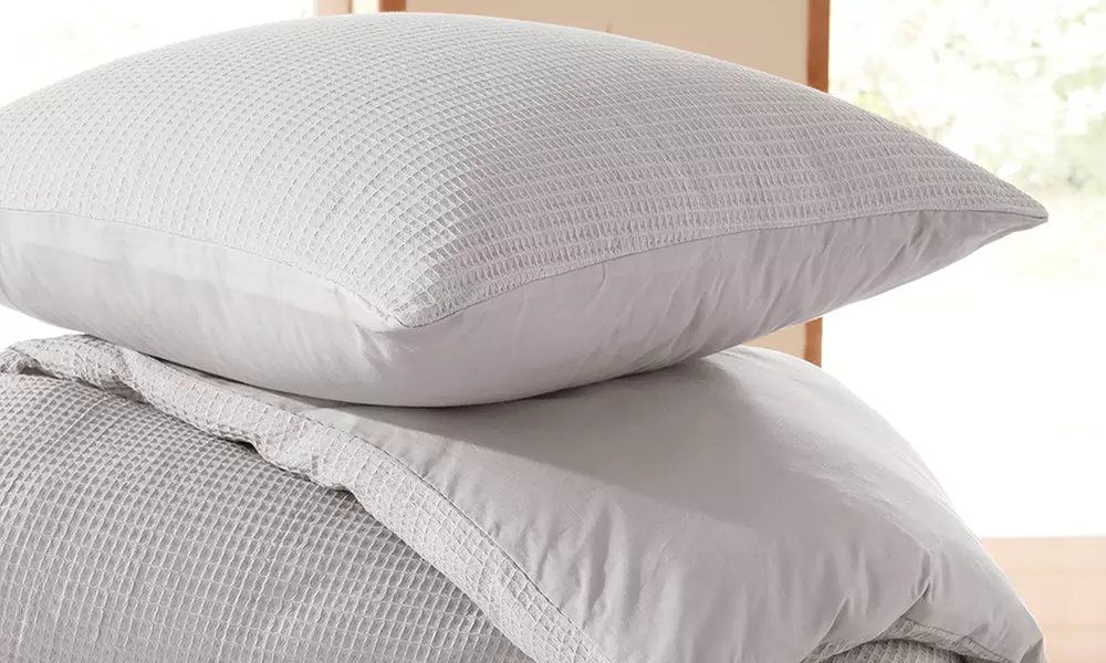 Honingraat katoenen dekbedovertrek set