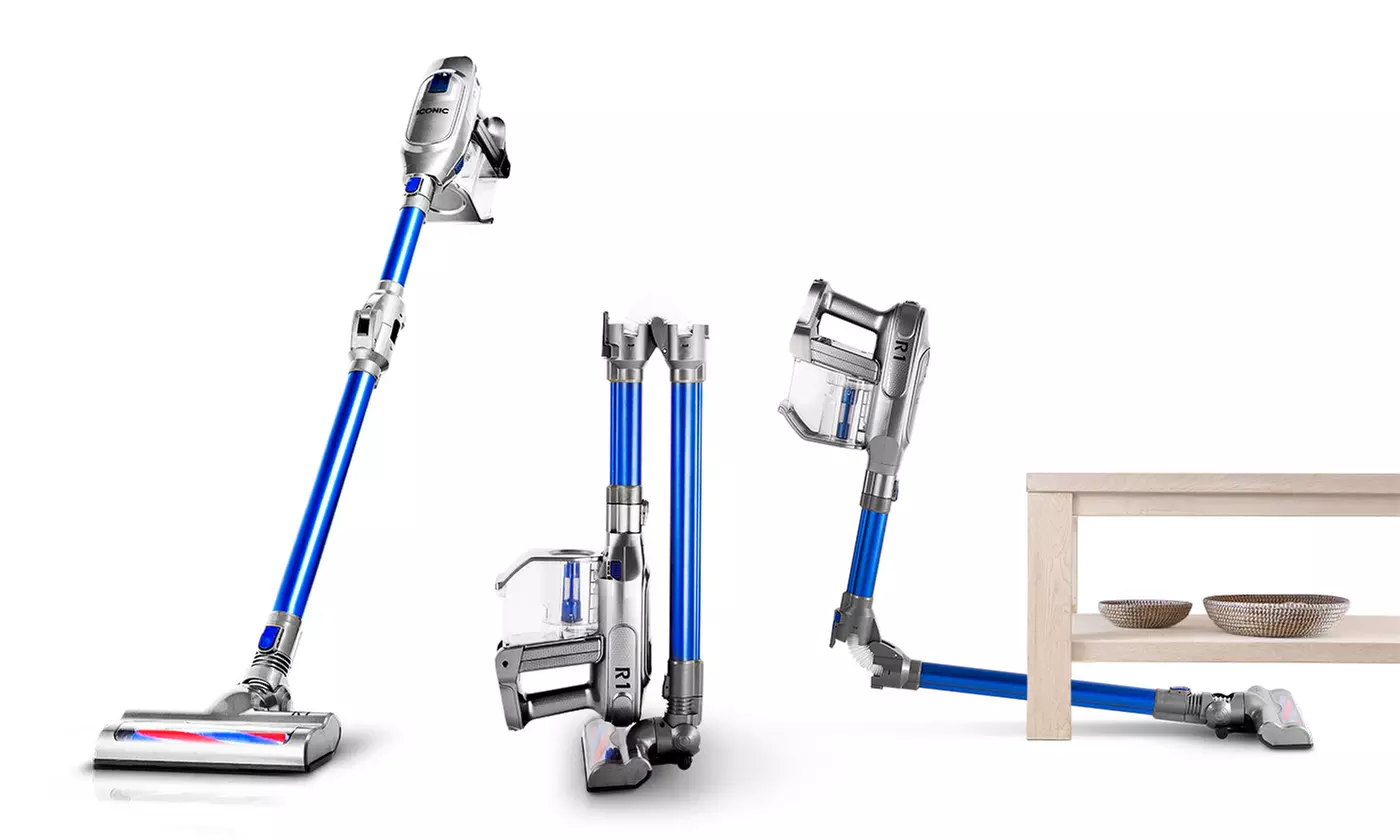 Aspirateur balai pliable sans fil avec moteur numérique 2 en 1 Iconic - Primary Image