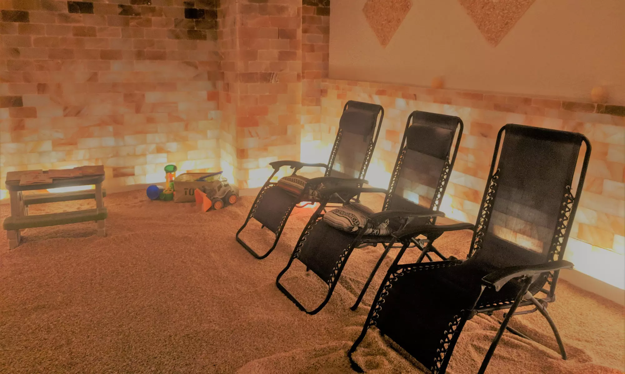 One or Three 25-Minute Dry Salt Therapy or Therapeutic Salt Bed Sessions at BREATHE Salt Rooms (Up to 57% Off) - Second Medium