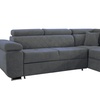 Image 2: Grey Corner Sofa Bed