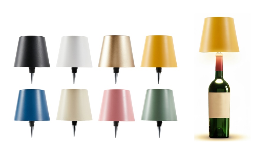 Image 1: One or Two Cordless LED Bottle Stopper Lamps with 3 Light Modes