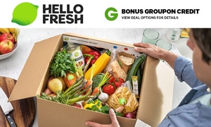 HelloFresh Meal Plans + BONUS Groupon Credit