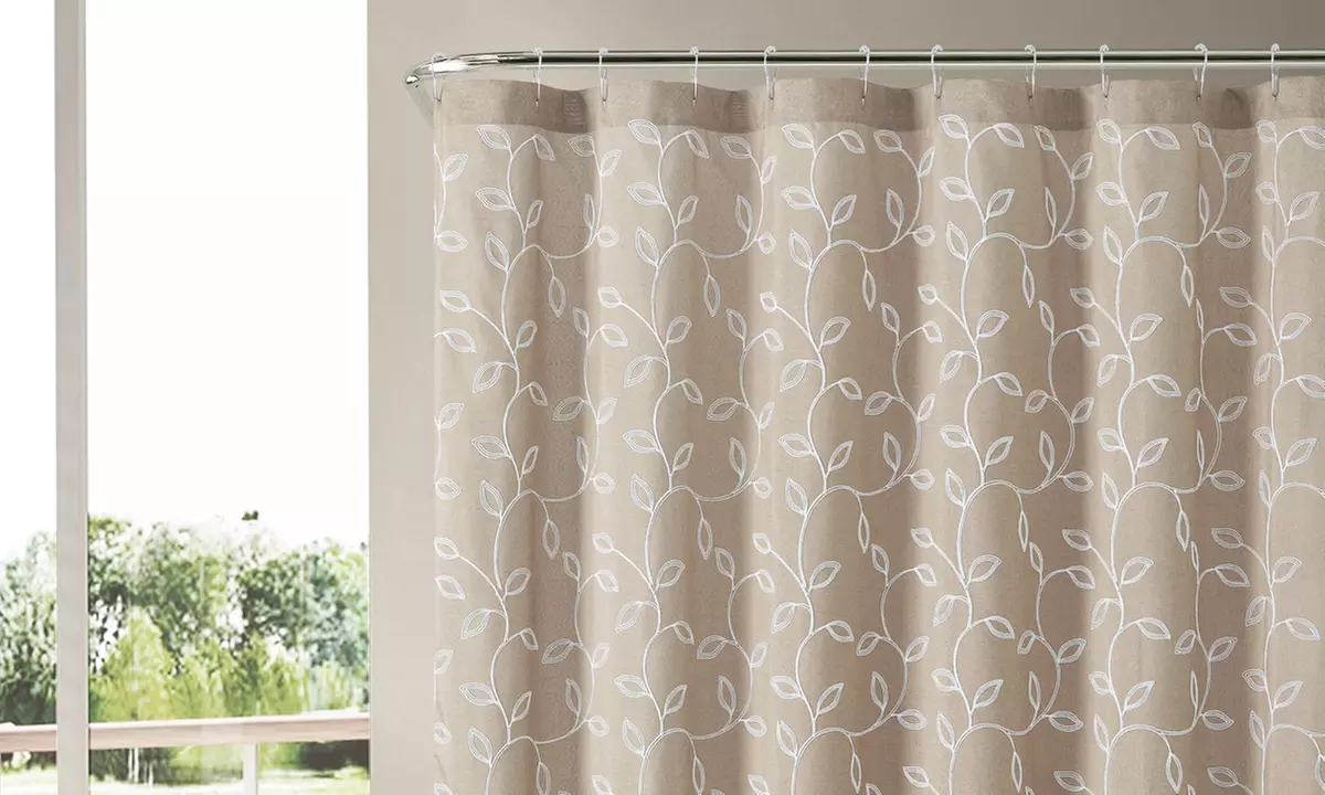 Embroidered Shower Curtain - Second Medium